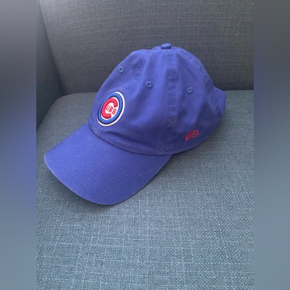 Blue Chicago Cubs Cap New Era Blue & Red Men’s Baseball Cap Adjustable OSFM - Picture 1 of 8